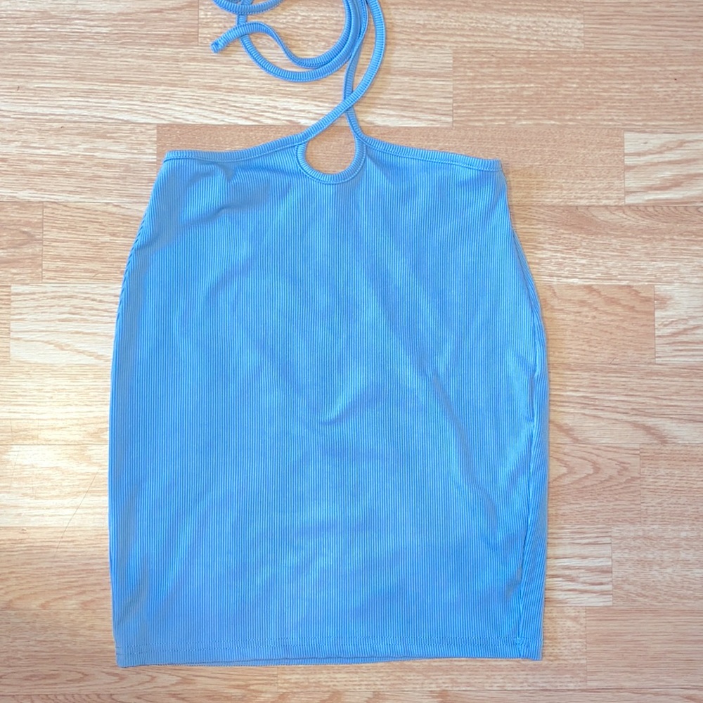 Blue Ribbed Matching Set - Picture 7 of 7
